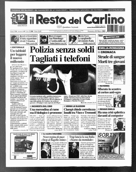 Il Resto del Carlino : giornale dell'Emilia